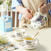 British Iris flower Porcelain Tea Set-7