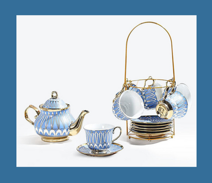 Modern tea set