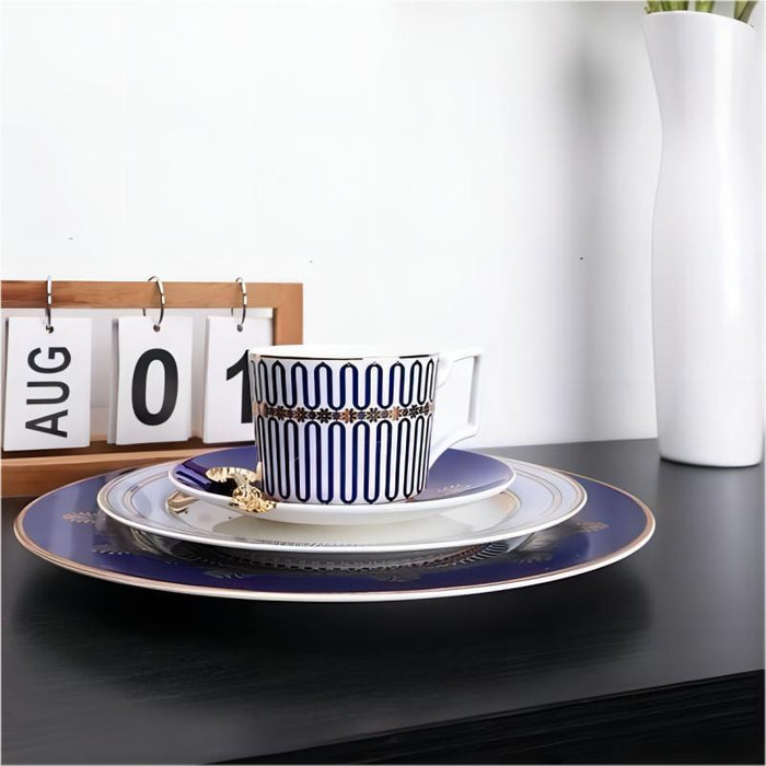 Gold Rim Bone China Dinnerset