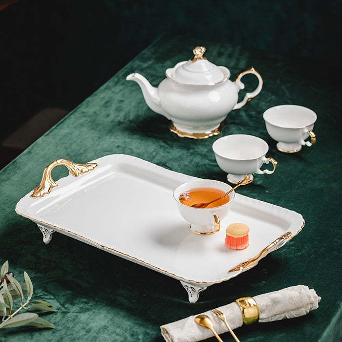 European Lvory Porcelain Tea Set