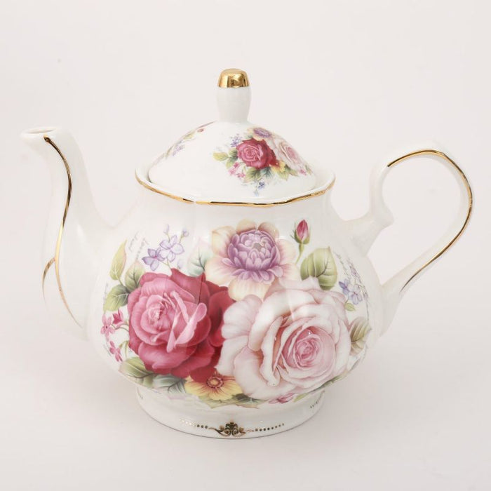 English Vintage Flower Coffee Set