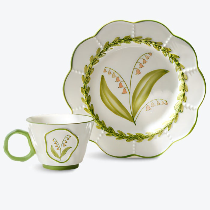 Vintage Underglaze Ceramic Plate