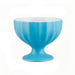 Blue Ceramic Ice Cream Cup Goblet