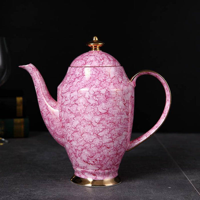 Full-printed Floral Fine Bone China Coffee & Tea Set