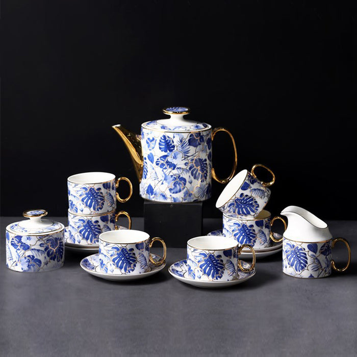 Leaf Modern Bone China Coffee & Tea Set