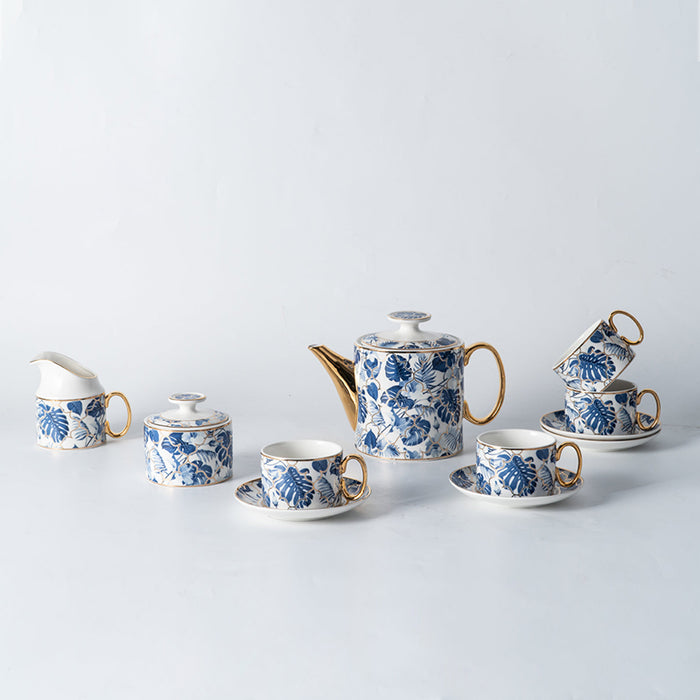 Leaf Modern Bone China Coffee & Tea Set