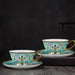 Chinese Enamel Lotus Bone China Coffee Cup-3