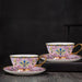 Chinese Enamel Lotus Bone China Coffee Cup-5