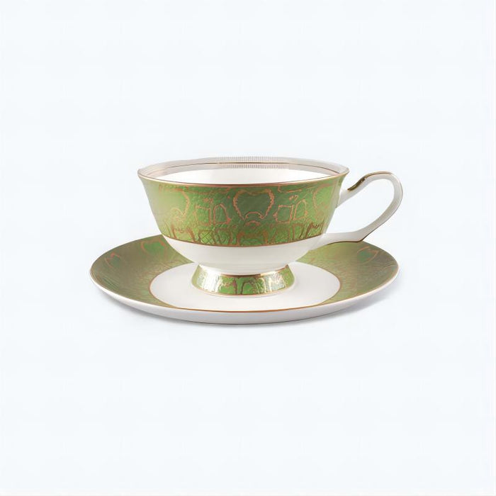 Golden Pattern Turkish Style Cup and Saucer Set