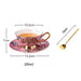 Leopard Golden Rim Bone China Coffee Cup Set-5