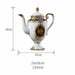Vintage Gold Flower Bone China Tea Set