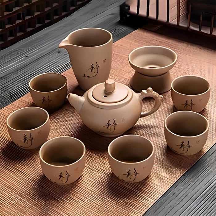 Chinese Creative Ceramic Kung Fu Tea Set