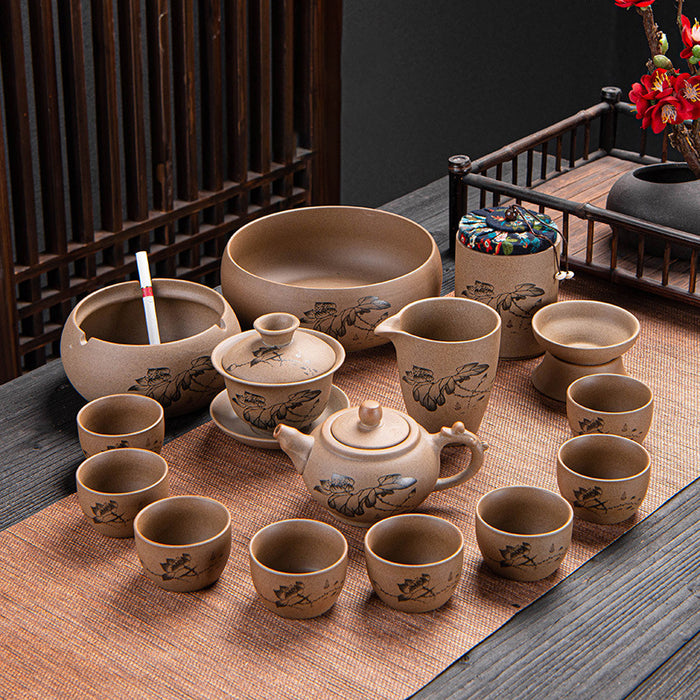 Chinese Creative Ceramic Kung Fu Tea Set