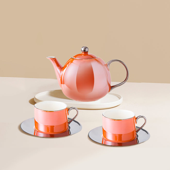 Modern Spectrum Tea Set