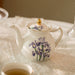 British Iris flower Porcelain Tea Set-4