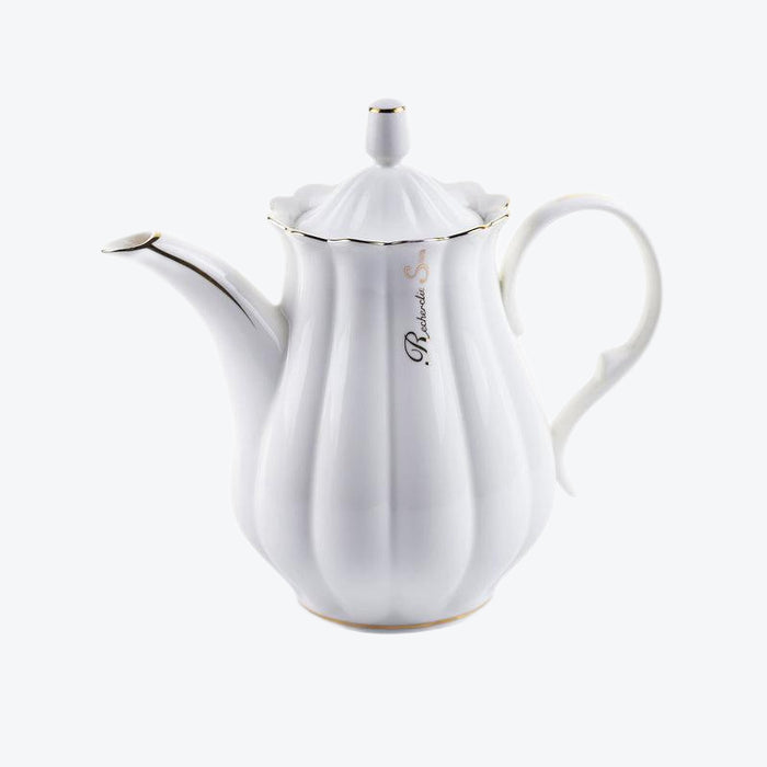 White Ceramic Coffee Pot - HauSweet