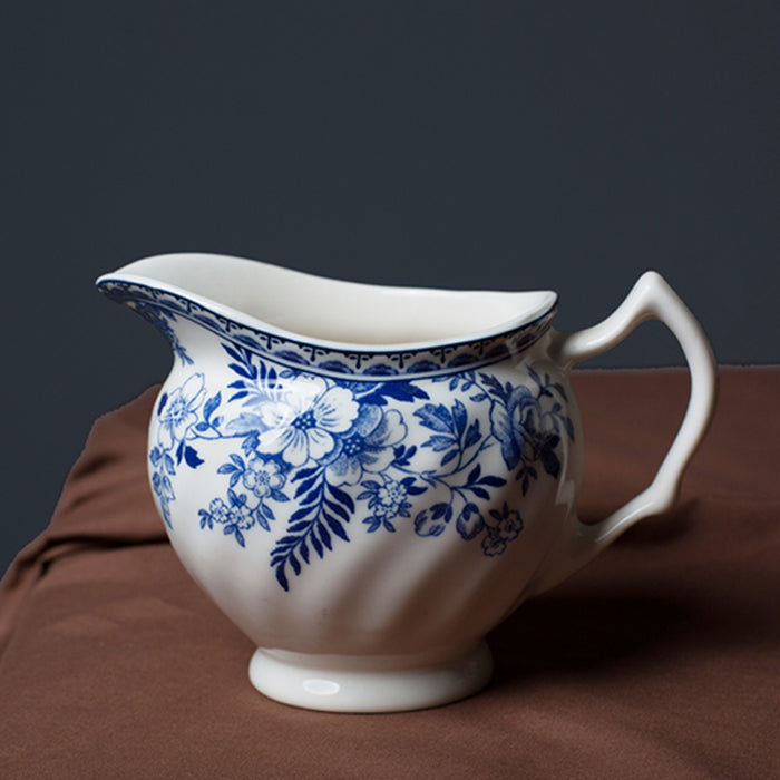 British Blue Floral Tea Set