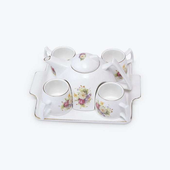Flower Porcelain Coffee Tea Set - HauSweet