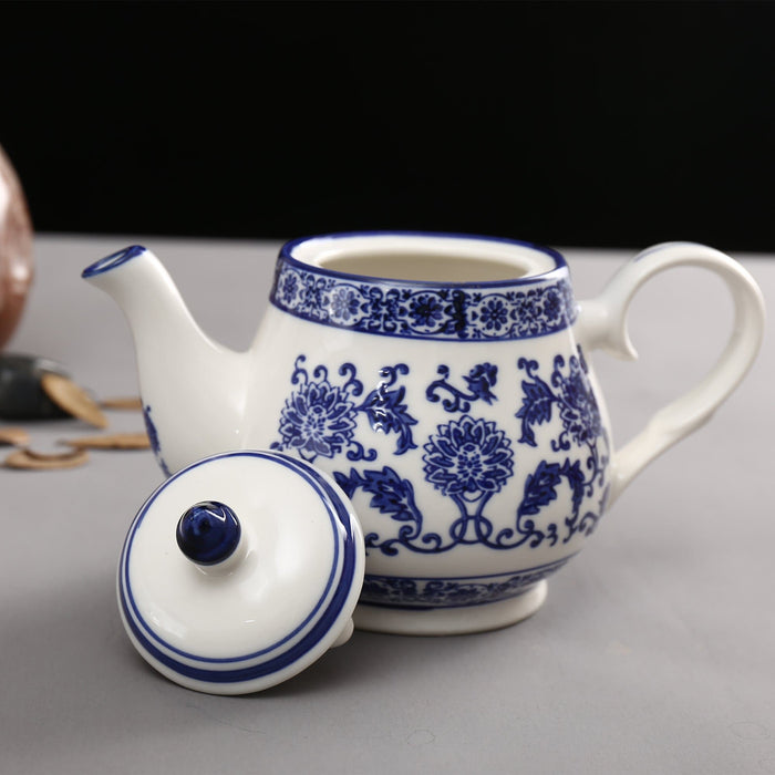 Blue Flowers Porcelain Tea Pot - HauSweet
