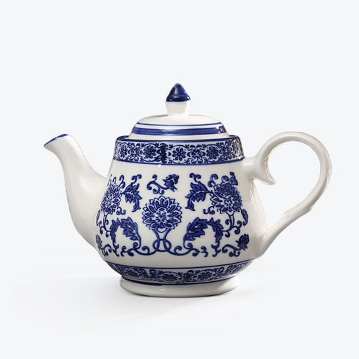 Blue Flowers Porcelain Tea Pot - HauSweet