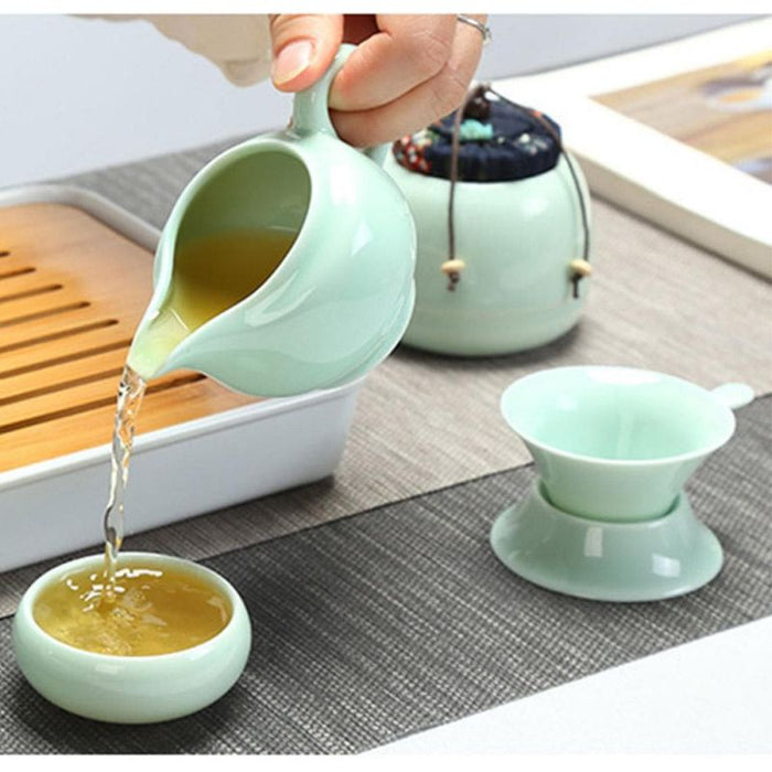 Portable Travel Tea Set