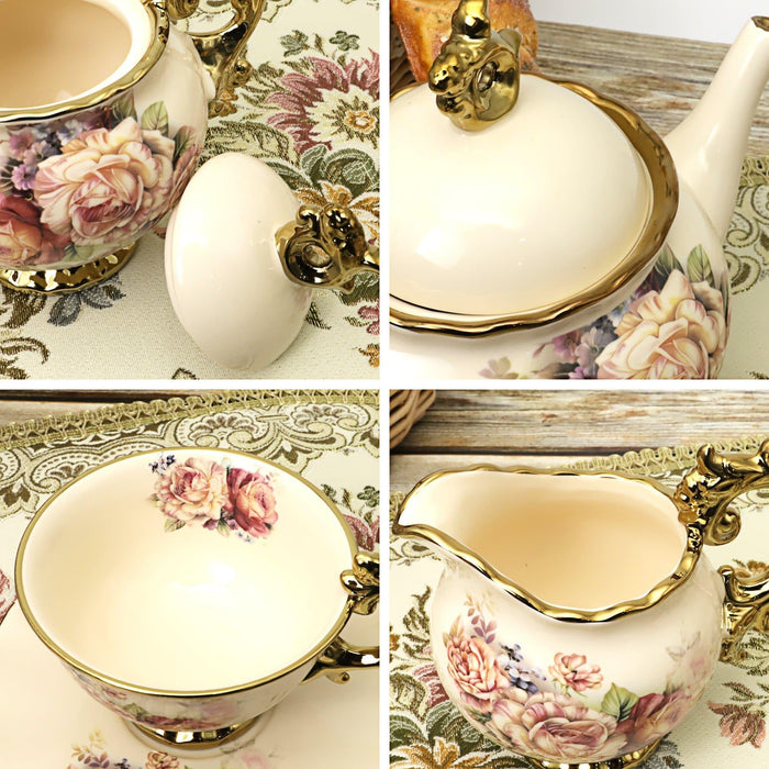 15 Pieces British Porcelain Tea Sets - HauSweet