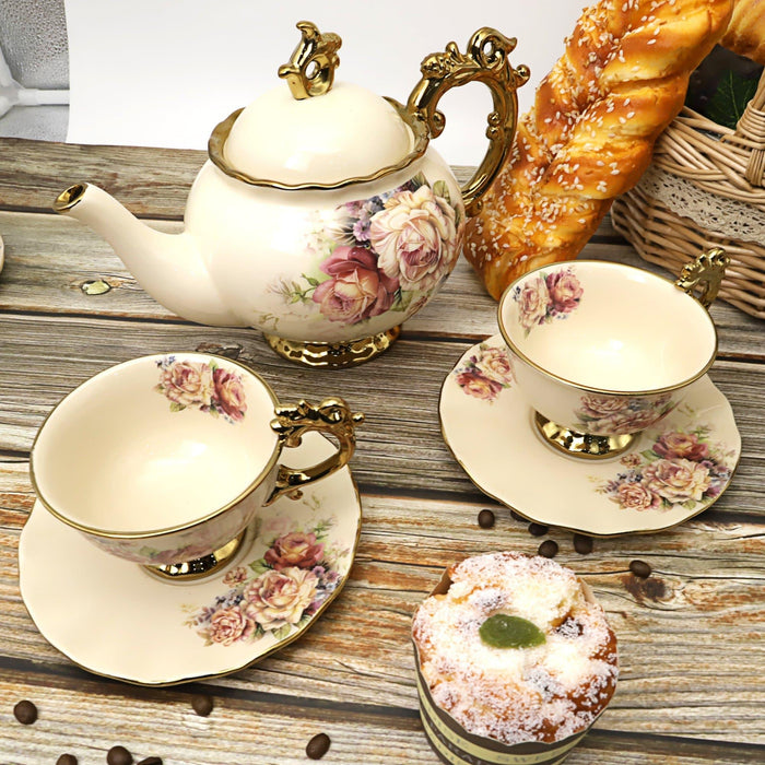 15 Pieces British Porcelain Tea Sets - HauSweet