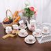 15 Pieces Vintage Porcelain Tea Set - HauSweet