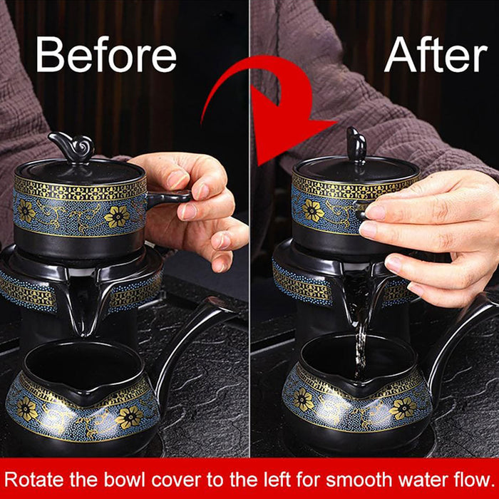 Chinese Ceramic Semi-Automatic Tea Set - HauSweet