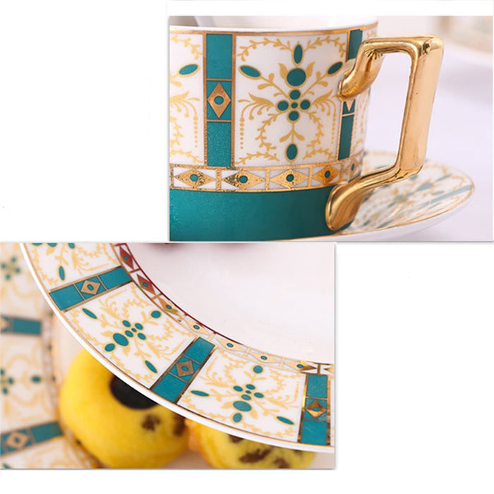 British Flowers Bone China Tea Cup - HauSweet