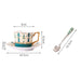 British Flowers Bone China Tea Cup - HauSweet