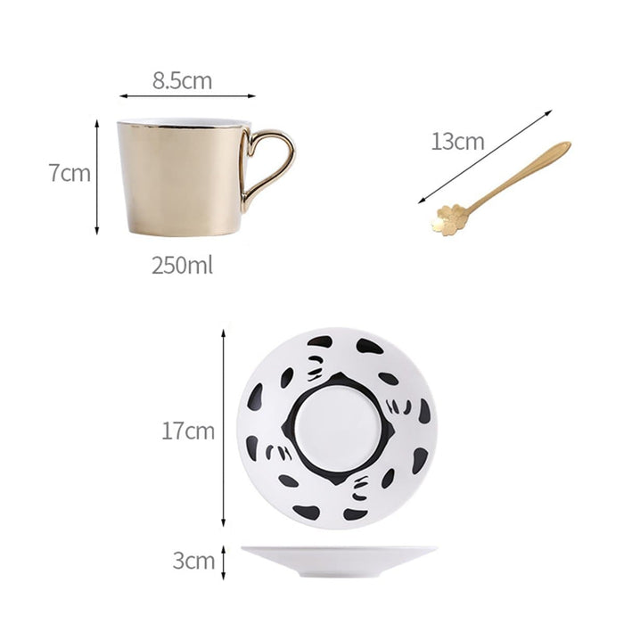 Panda Mirror Reflection Coffee Cup - HauSweet