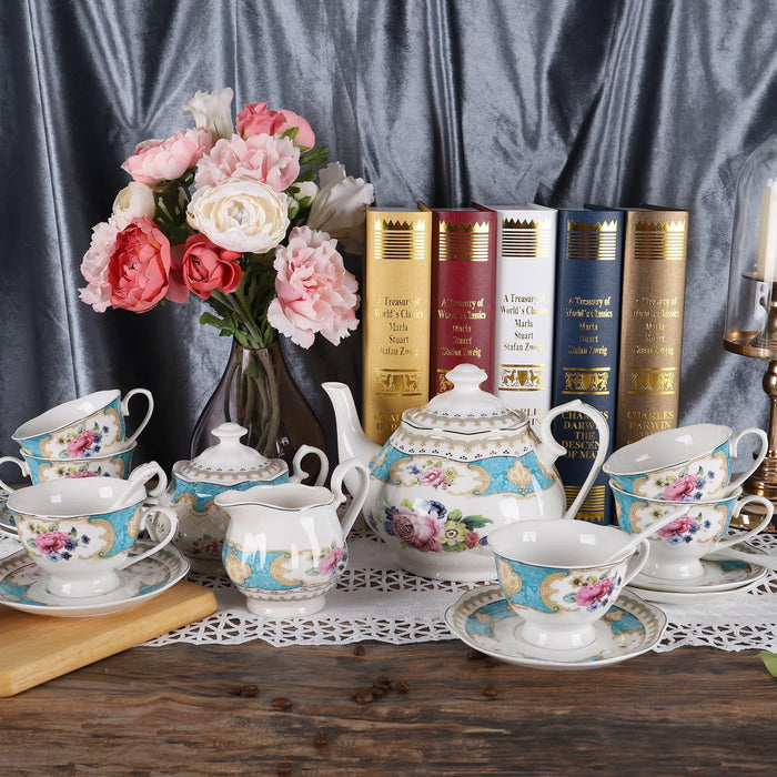 15 Pieces European RetroTea Set - HauSweet