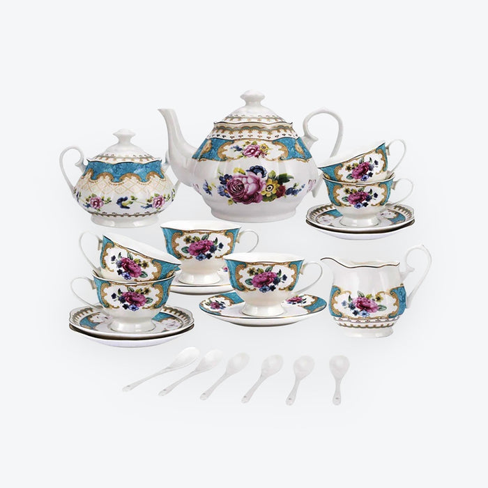 15 Pieces European RetroTea Set - HauSweet