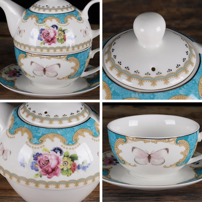 English Rose Porcelain Tea Set - HauSweet