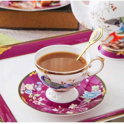 Purple Bird Bone China Coffee Cup - HauSweet