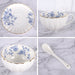 Blue Rose Porcelain Coffee Cup - HauSweet