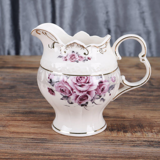 15 Pieces British Rose Porcelain Tea Set - HauSweet