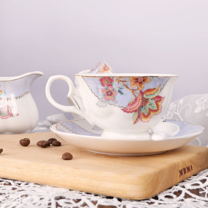 Blue Flowers Porcelain Tea Set - HauSweet