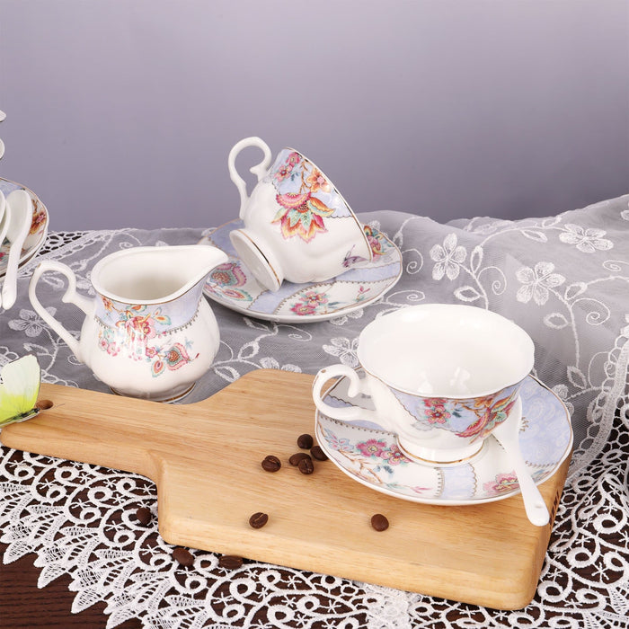 Blue Flowers Porcelain Tea Set - HauSweet