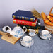 Blue Flowers Porcelain Tea Set - HauSweet