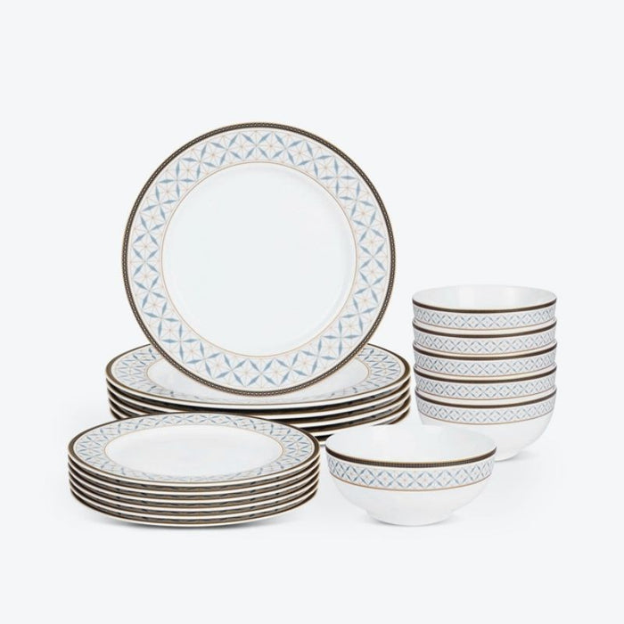 Black Gold Trim Dinner Set