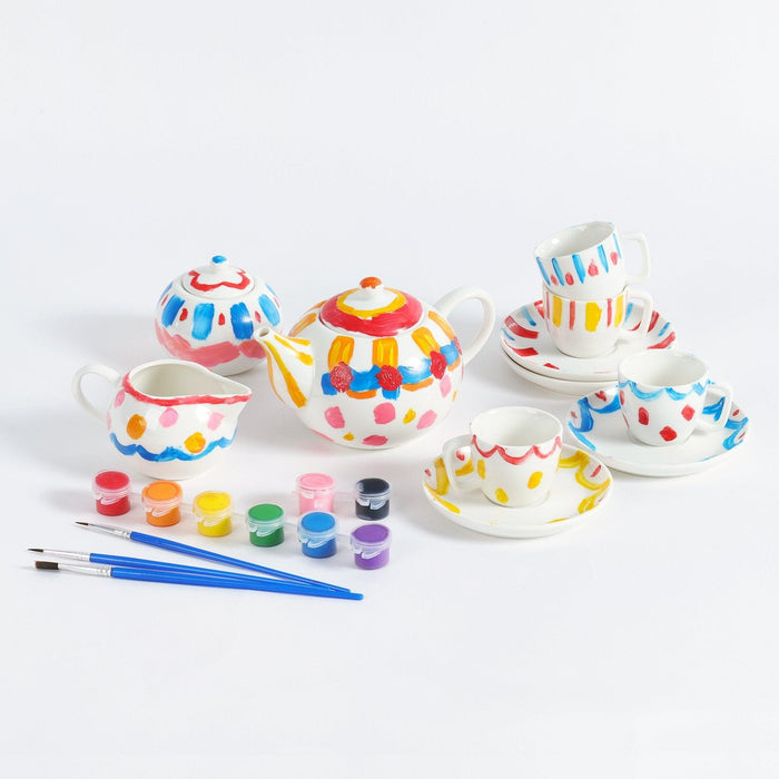 Lead-Free Porcelain DIY Tea Set