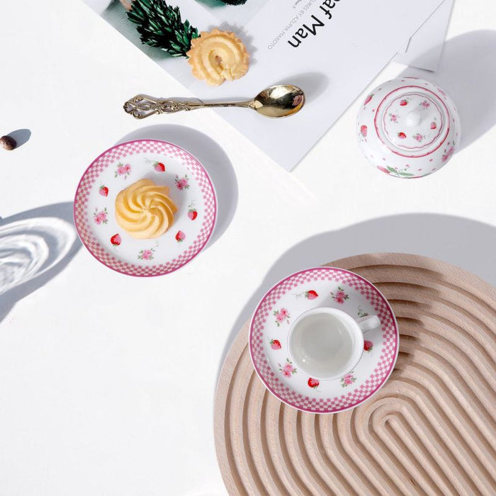 Red Rose Tea Set
