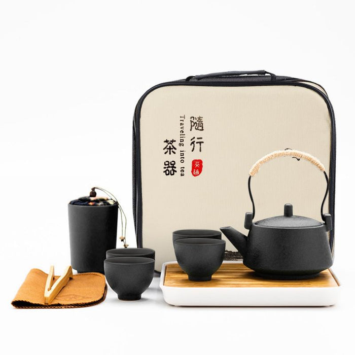 Japanese Travel Tea Set with Bag