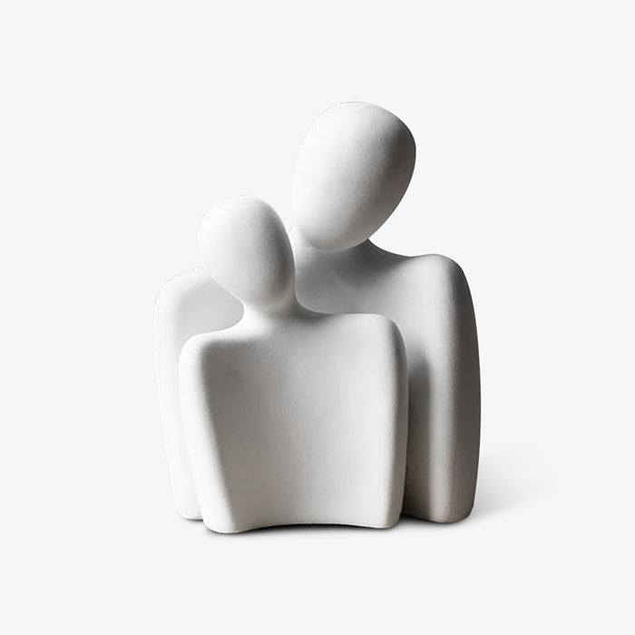 Modern Abstract Art Couple Sculpture