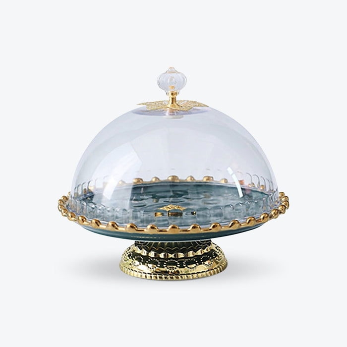 European Cake Plate with Cover