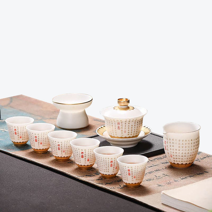Heart Sutra Kung Fu Tea Set