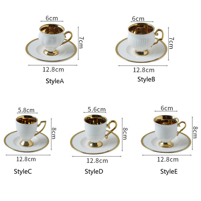 Turkish Espresso Tea Cup and Saucer Sets