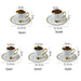 Turkish Espresso Tea Cup and Saucer Sets